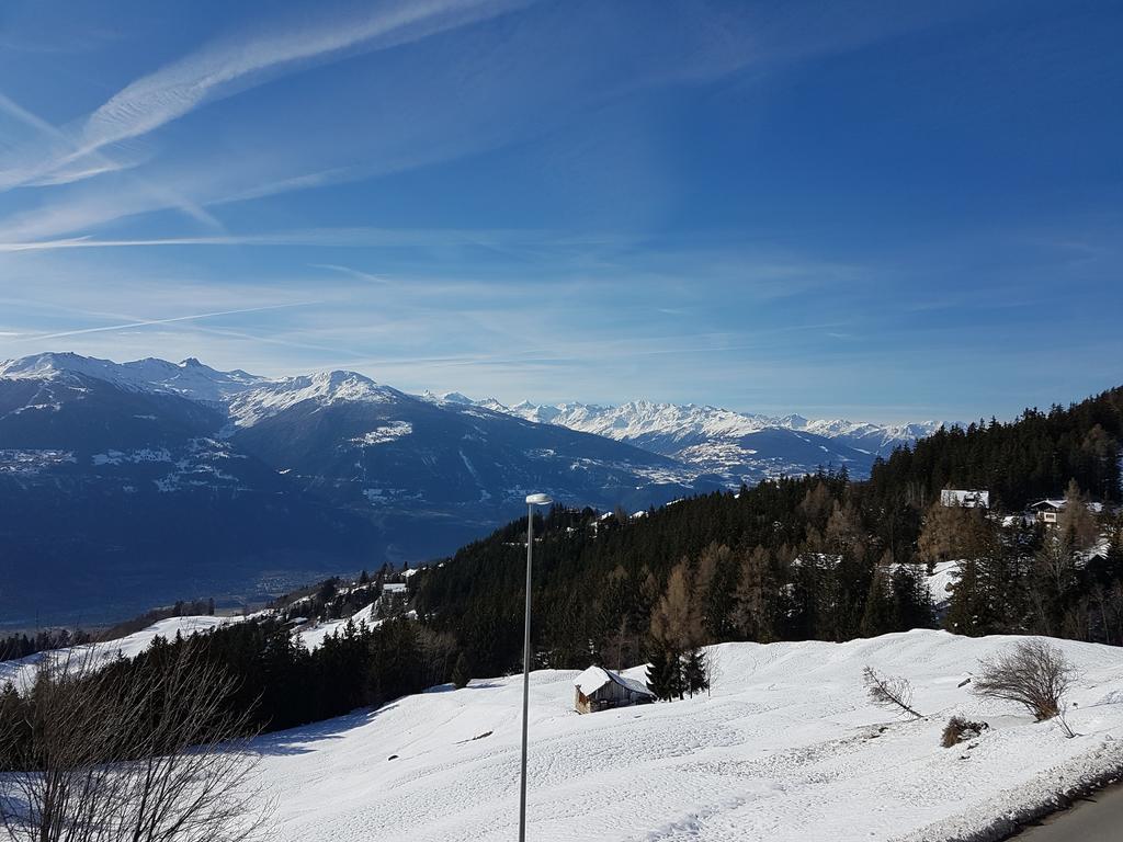 Appartement Clairiere Des Barzettes Avec Vue Magnifique Crans-Montana Zewnętrze zdjęcie